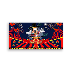 Painel Retangular - Disney Circo - Sublimado 3D