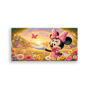 Painel Retangular - Disney Jardim - Sublimado 3D
