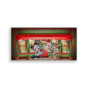 Painel Retangular - Disney Natal - Sublimado 3D