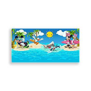 Painel Retangular - Disney Praia - Sublimado 3D