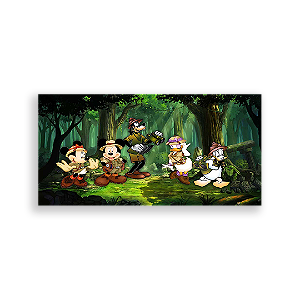 Painel Retangular - Disney Safari - Sublimado 3D