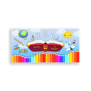 Painel Retangular - Escola Formatura - Sublimado 3D