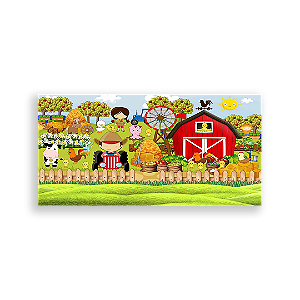 Painel Retangular - Fazenda - Sublimado 3D