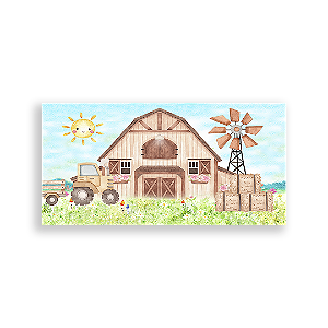 Painel Retangular - Fazenda - Sublimado 3D
