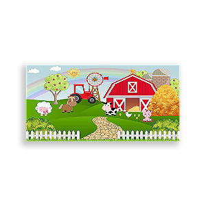 Painel Retangular - Fazenda - Sublimado 3D
