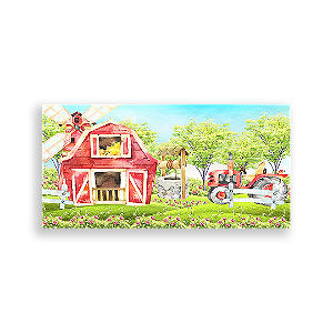 Painel Retangular - Fazenda - Sublimado 3D