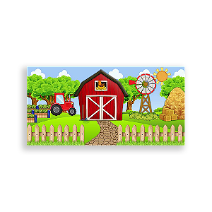 Painel Retangular - Fazenda - Sublimado 3D