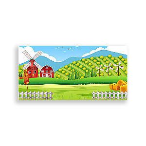 Painel Retangular - Fazenda - Sublimado 3D