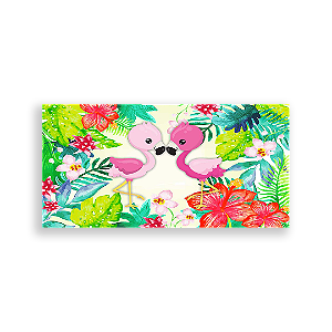 Painel Retangular - Flamingos - Sublimado 3D