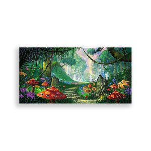 Painel Retangular - Floresta - Sublimado 3D