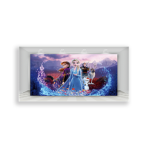Painel Retangular - Frozen - Sublimado 3D