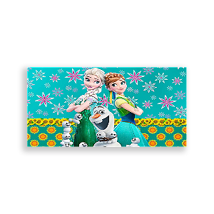 Painel Retangular - Frozen Fever - Sublimado 3D
