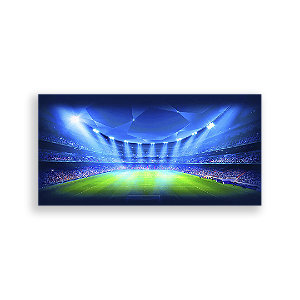 Painel Retangular - Futebol Esportes - Sublimado 3D