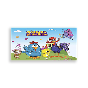 Painel Retangular - Galinha Pintadinha - Sublimado 3D