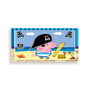 Painel Retangular - George Pig - Sublimado 3D