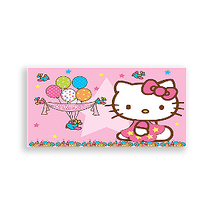 Painel Retangular - Hello Kitty - Sublimado 3D