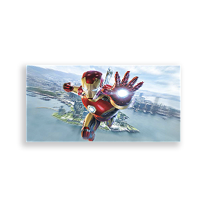 Painel Retangular - Homem De Ferro - Sublimado 3D