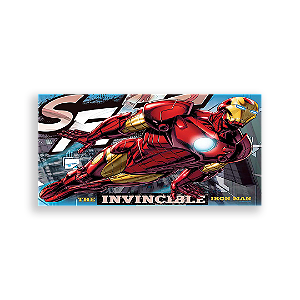 Painel Retangular - Homem De Ferro - Sublimado 3D