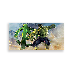 Painel Retangular - Hulk - Sublimado 3D