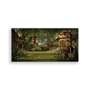 Painel Retangular - Jardim - Sublimado 3D