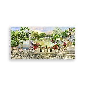 Painel Retangular - Jardim - Sublimado 3D