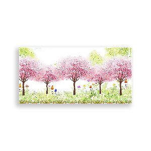 Painel Retangular - Jardim Encantado - Sublimado 3D