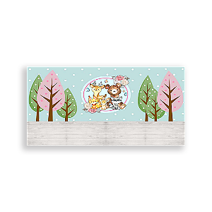 Painel Retangular - Jardim Encantado - Sublimado 3D