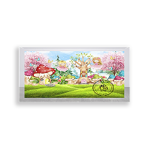 Painel Retangular - Jardim Encantado - Sublimado 3D