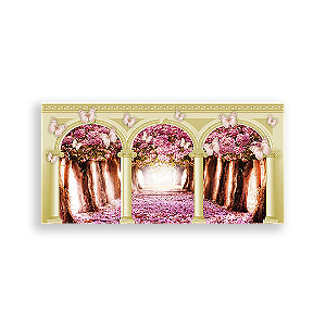 Painel Retangular - Jardim Encantado - Sublimado 3D