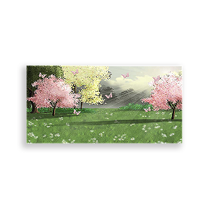 Painel Retangular - Jardim Encantado - Sublimado 3D