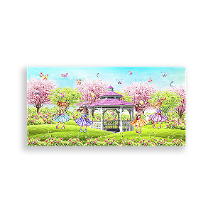 Painel Retangular - Jardim Encantado - Sublimado 3D
