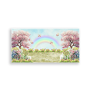Painel Retangular - Jardim Encantado - Sublimado 3D