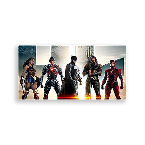 Painel Retangular - Liga Da Justiça - Sublimado 3D