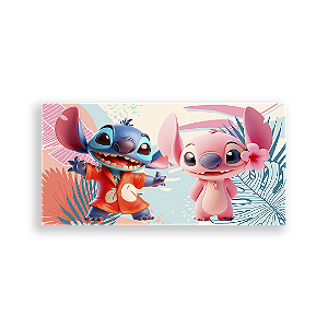 Painel Retangular - Lilo E Stitch - Sublimado 3D