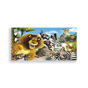 Painel Retangular - Madagascar - Sublimado 3D