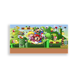 Painel Retangular - Mario - Sublimado 3D