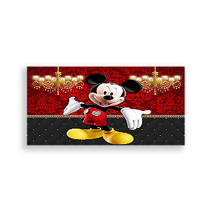Painel Retangular - Mickey Mouse - Sublimado 3D