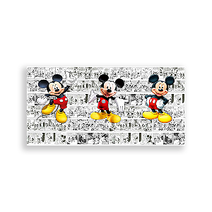 Painel Retangular - Mickey Mouse - Sublimado 3D