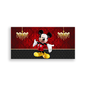 Painel Retangular - Mickey Mouse - Sublimado 3D
