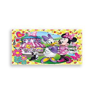 Painel Retangular - Minnie Rosa - Sublimado 3D