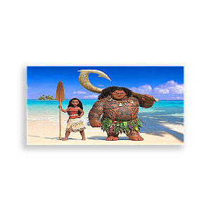 Painel Retangular - Moana - Sublimado 3D