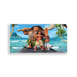 Painel Retangular - Moana - Sublimado 3D