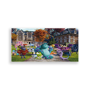 Painel Retangular - Monstros Sa - Sublimado 3D