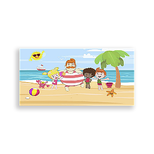 Painel Retangular - Mundo Bita - Sublimado 3D