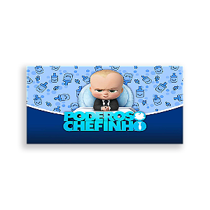 Painel Retangular - O Poderoso Chefinho - Sublimado 3D