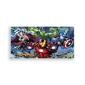 Painel Retangular - Os Vingadores - Sublimado 3D