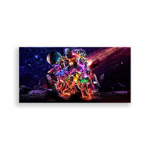 Painel Retangular - Os Vingadores - Sublimado 3D
