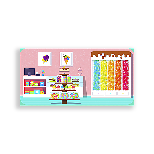Painel Retangular - Patisserie - Sublimado 3D