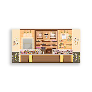 Painel Retangular - Patisserie - Sublimado 3D