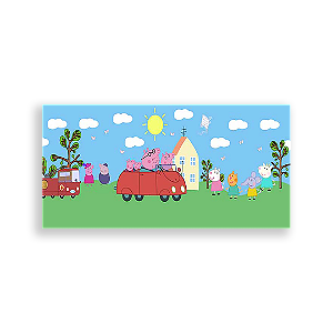 Painel Retangular - Peppa - Sublimado 3D